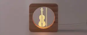 Pleasant Plastic - Creative 3D Acrylic Frame Night lamp