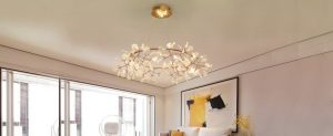 Pleasant Plastic - Crystal Wood Acrylic lights Chandelier