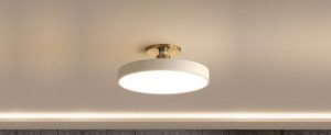 Pleasant Plastic - Round Nordic Acrylic Ceiling Light