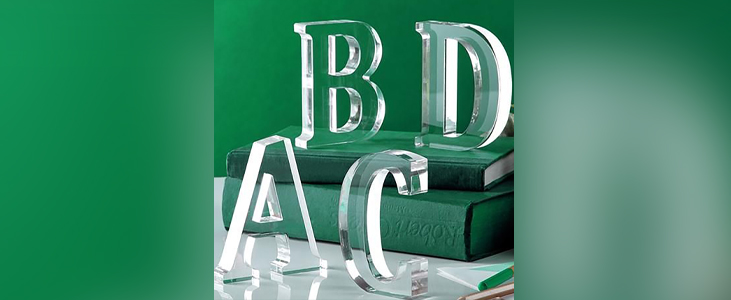 Acrylic Letters - Pleasant Plastic