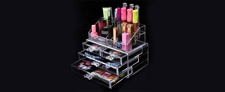 Acrylic makeup organizer - Pleasant Plastic