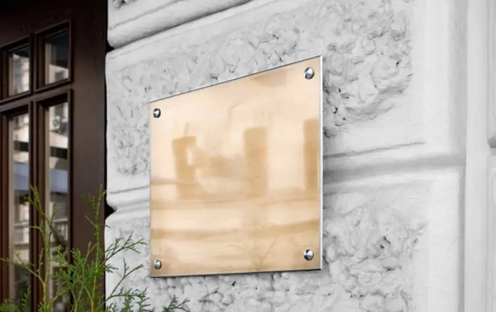 Material Thickness and Durability an Acrylic Sign Board