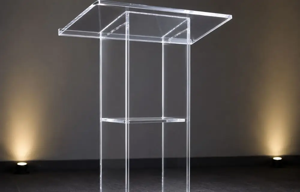 Pleasant Plastic: Your Acrylic Podium Partner in the UAE